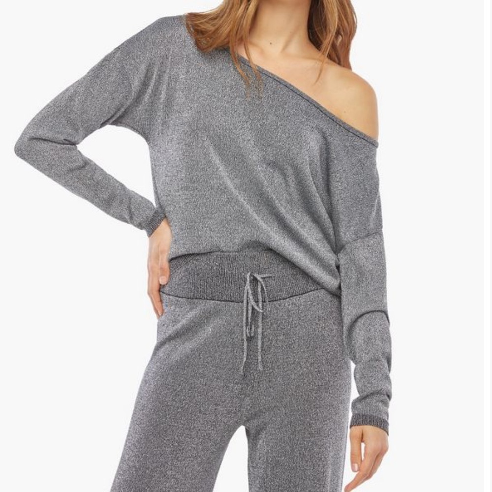 Shimmer Lounge Boatneck Top